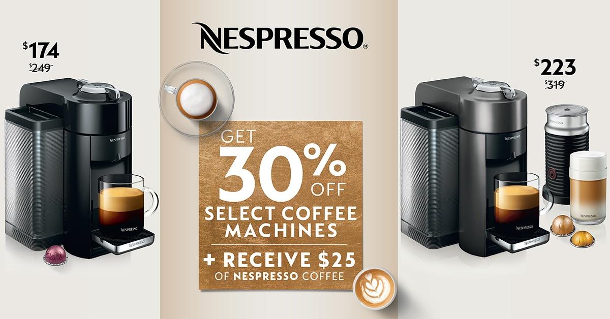 Celebrate National Coffee Month with Nespresso Linen Chest