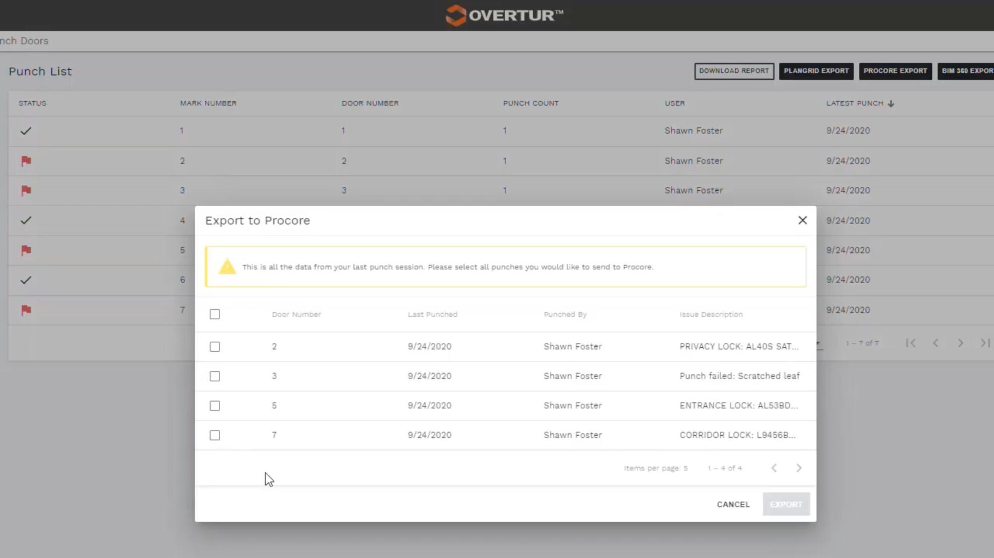 Door hardware coordination made simple with Overtur's new integration