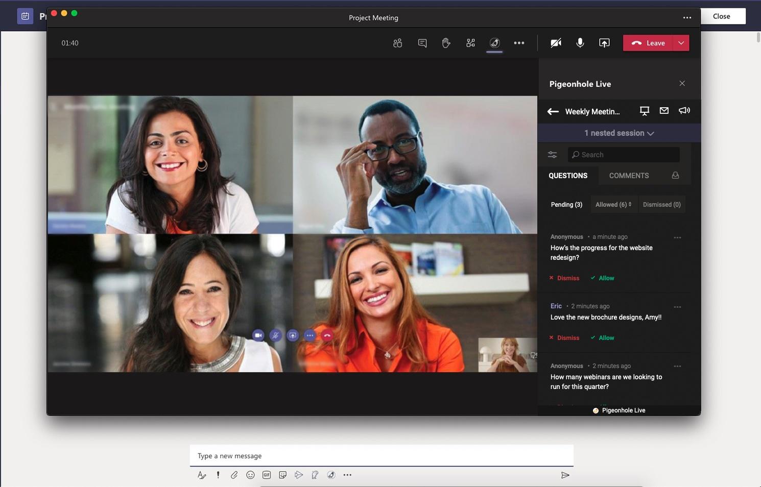 Microsoft Teams Live Streaming