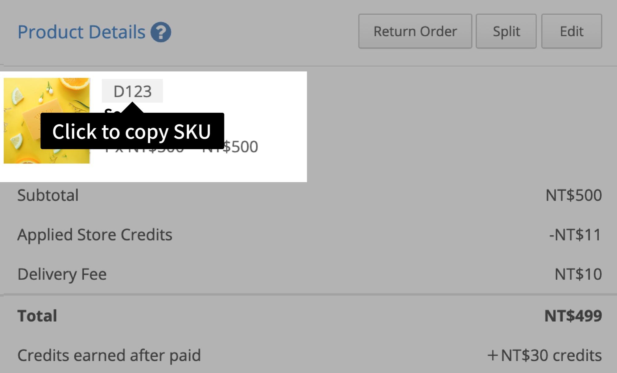 Coming soonðŸ¤© Show “SKU” under “Product Details” - SHOPLINE