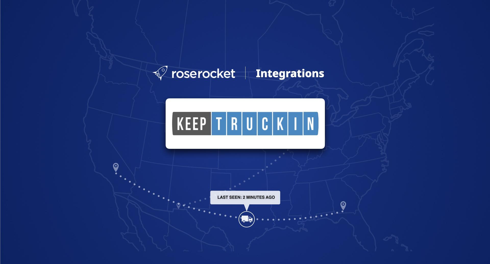 keeptruckin eld integration rocket rose