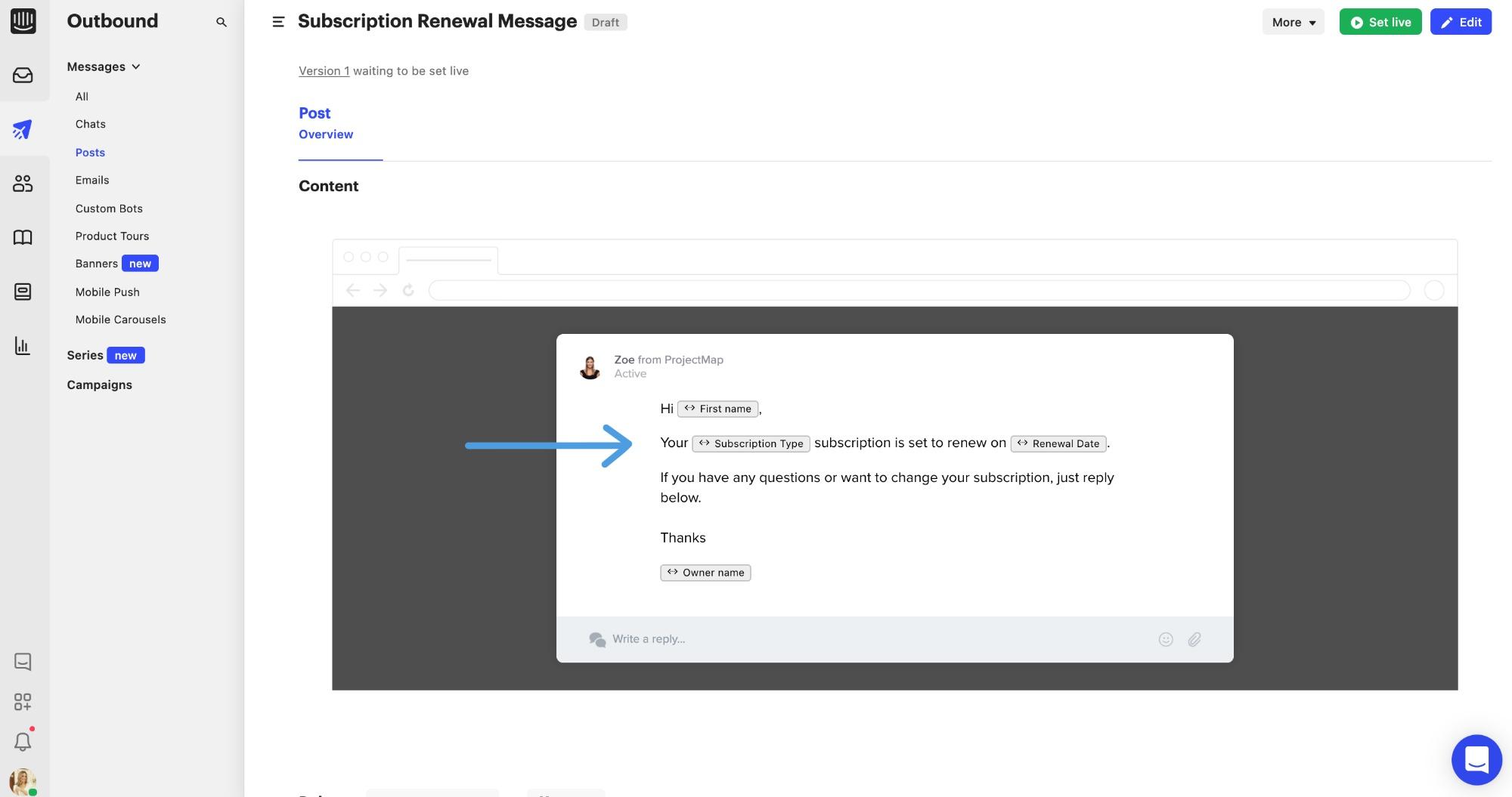 Intercom Message Workflow Data Send messages in Intercom based on real-time events - Intercom | Beamer
