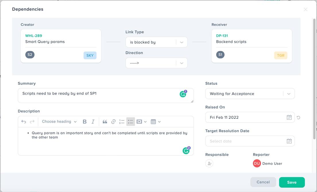 Release Update Dependencies management made easier with filters, list views and engagement