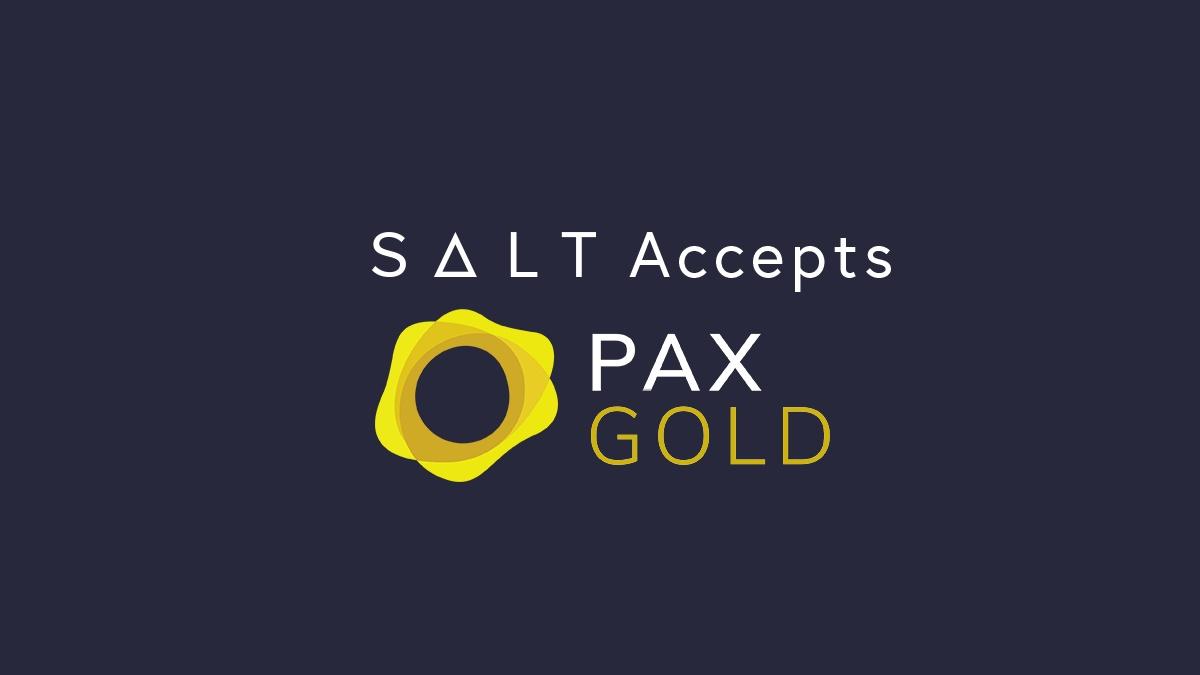 Gold is up 9.4%. Are you ready for a PAXG-backed loan? - SALT Lending |  Beamer