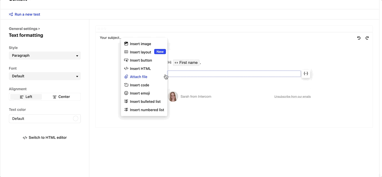 Intercom Email Elevate your designs with multicolumn email layouts - Intercom | Beamer