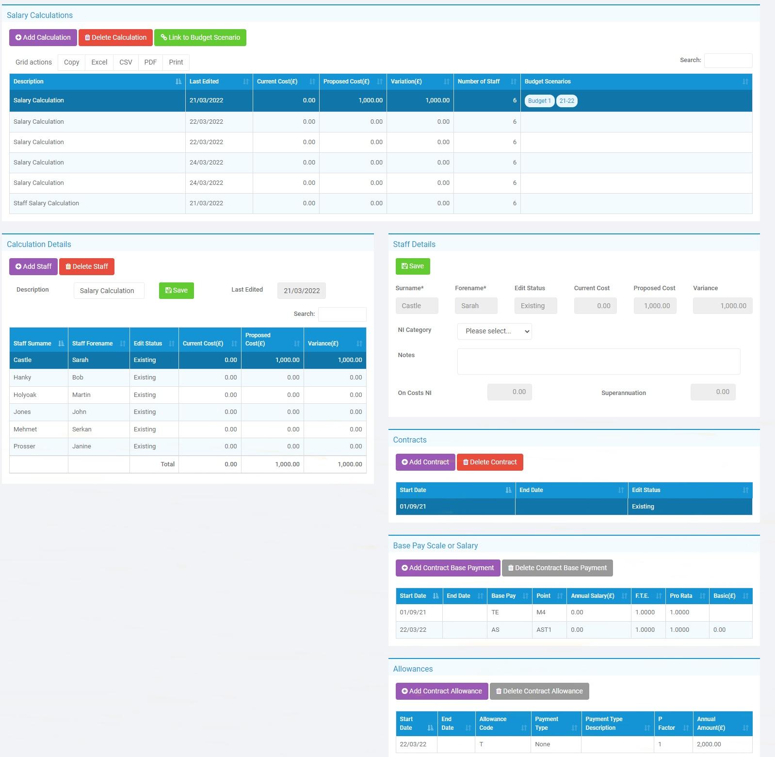 MAT Finance Salary Calculator
