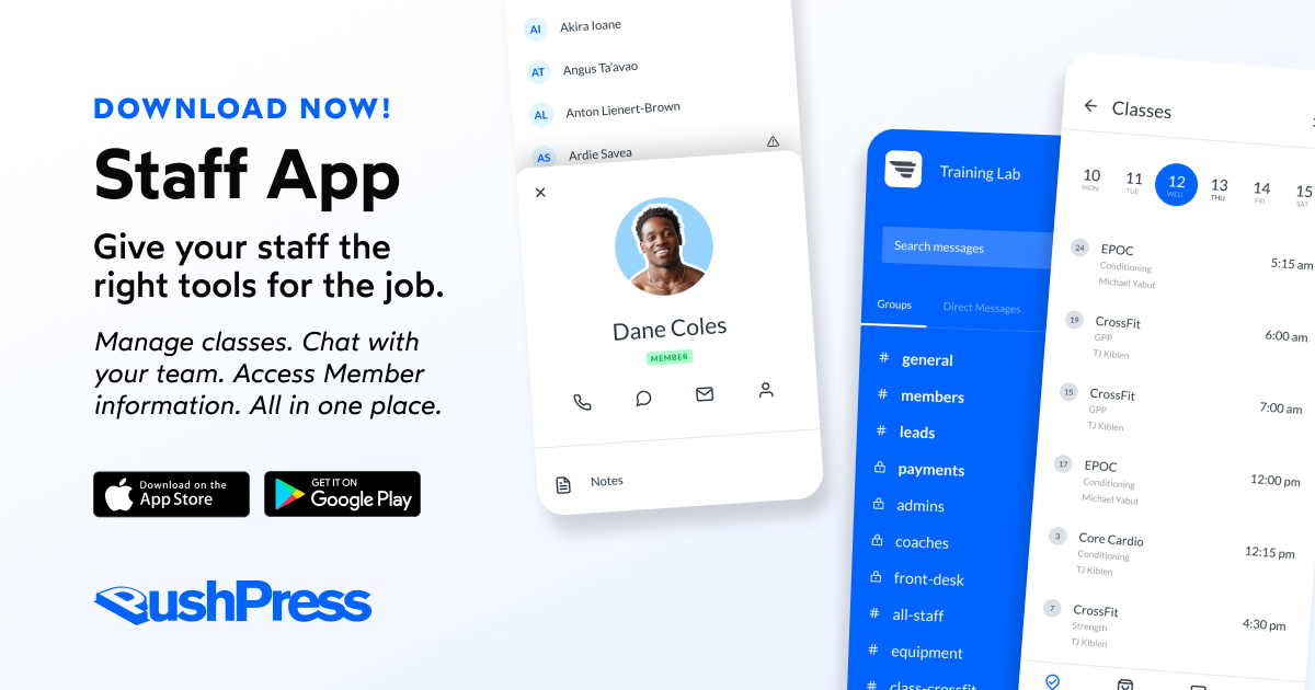 (New App!) PushPress Staff App - PushPress