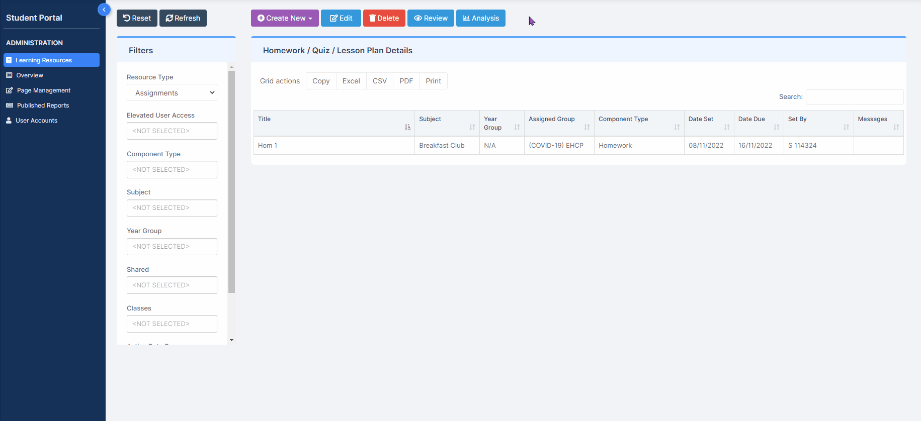 Bromcom Homework Student Portal - Homework - Bromcom