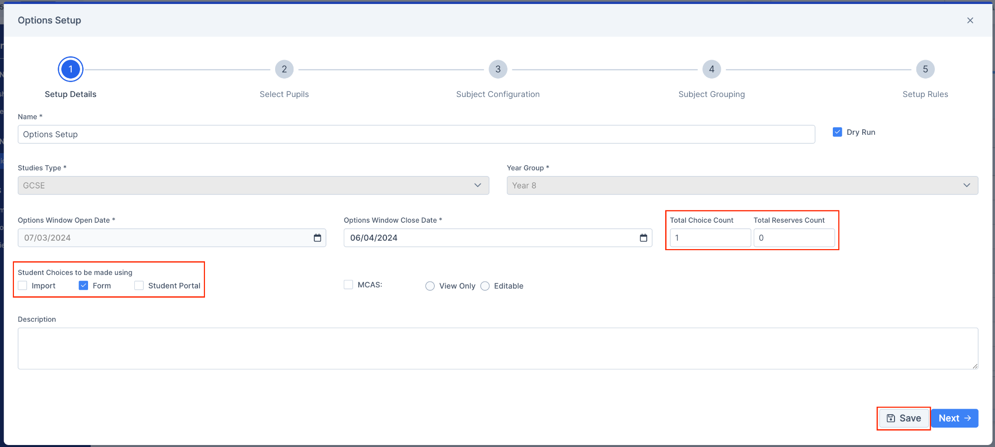 Options - Improvements to Options Setup - Bromcom