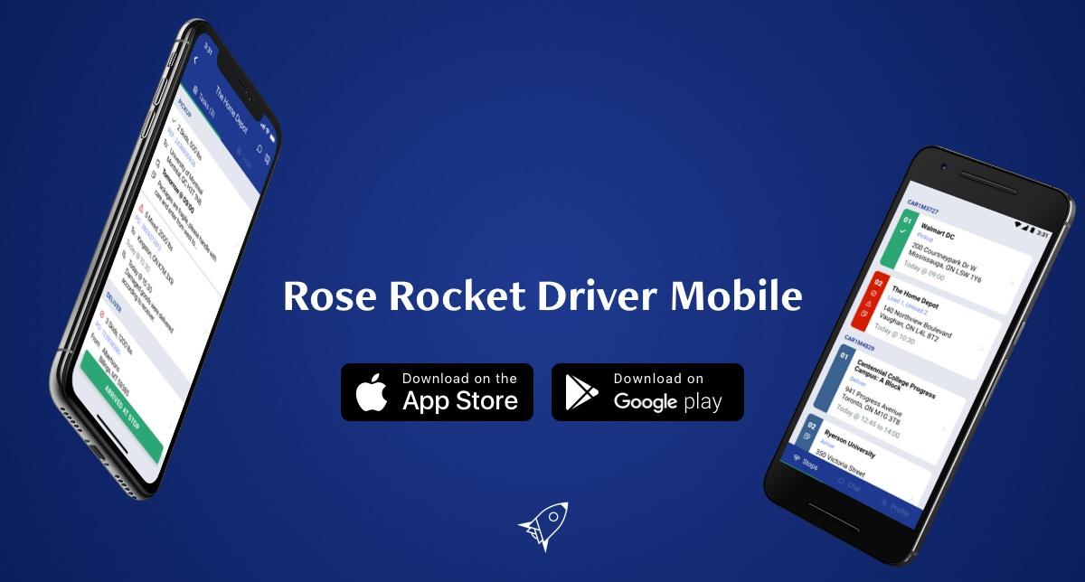 Rose Rocket Driver Mobile App Rose Rocket