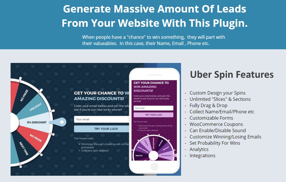 New Deal Uber Spin Wheel Of Fortune George S Sites Beamer