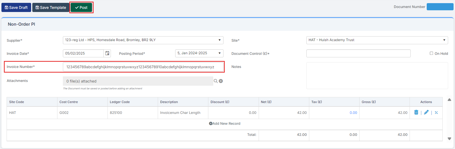 MAT Finance - Character Length Extended for Invoice/Credit Note Number ...