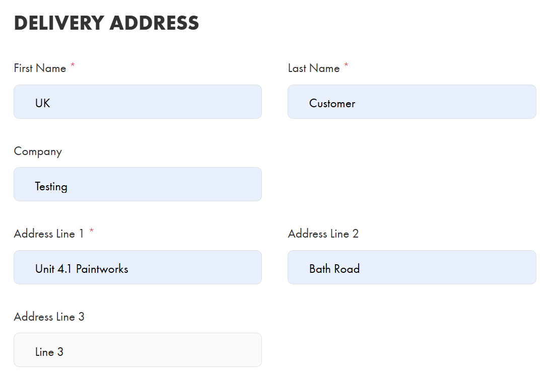 Address Line Example Turkey Manual Shipments: Address Line 3 - Shiptheory