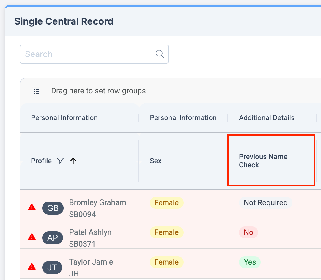 (PREVIEW) Administration - SCR Management: Optional fields - Bromcom
